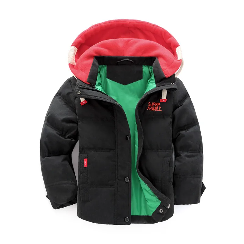 

New Style Deconstructable Hooded BOY down Jacket Korean-style Children's down Jacket Fashion Children's Jacket