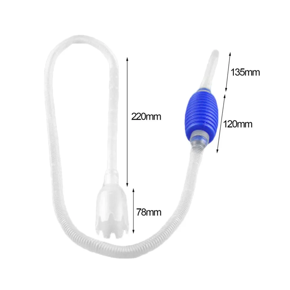 Аквариумный аквариум вакуумный водообмен гравий чистящий инструмент ...
