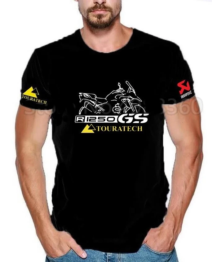 

2020 New Pure Cotton Short Sleeves Hip Hop Fashion R1200gs Motorcycle Motorrad R1250gs R 1250 Gs R 1250gs T-shirt Cotton