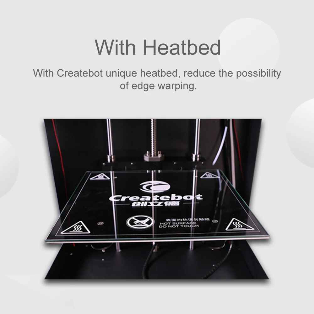 Высокая точность заводская цена Createbot тачскрин MID 3D принтер с одним Экструдером и