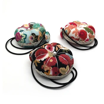 

DIY Sewing Needle Pin Cushion Holder Handmade Craft Tailor Needlework Elastic Wrist Band Pumpkin Needle Pincushions Supplies