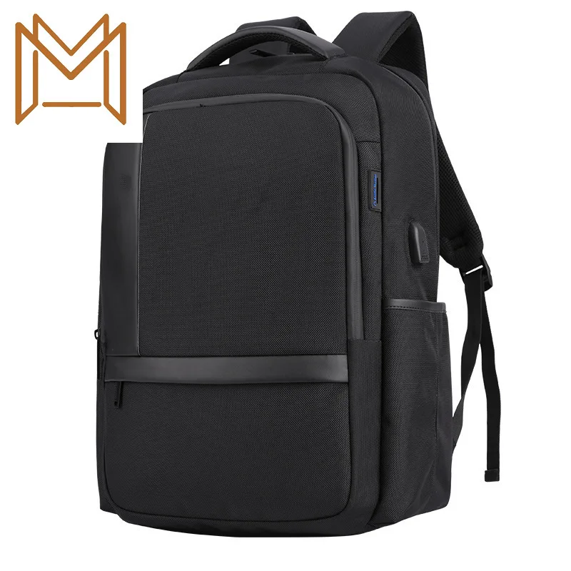 

College Student Bag Man Leisure Time Business Affairs Both Shoulders Package Usb Charge Backpack High Waterproof