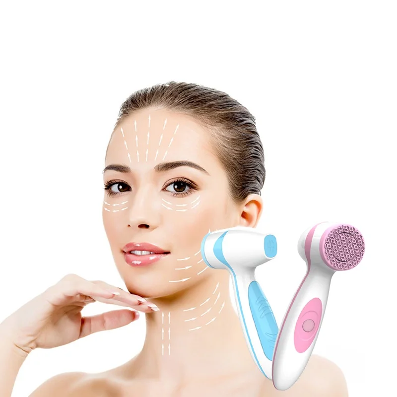 

Facial Cleansing Electric Spin Brush Sonic Pore Cleaner Complete Spa System Skin Care Massager Machine Face lift