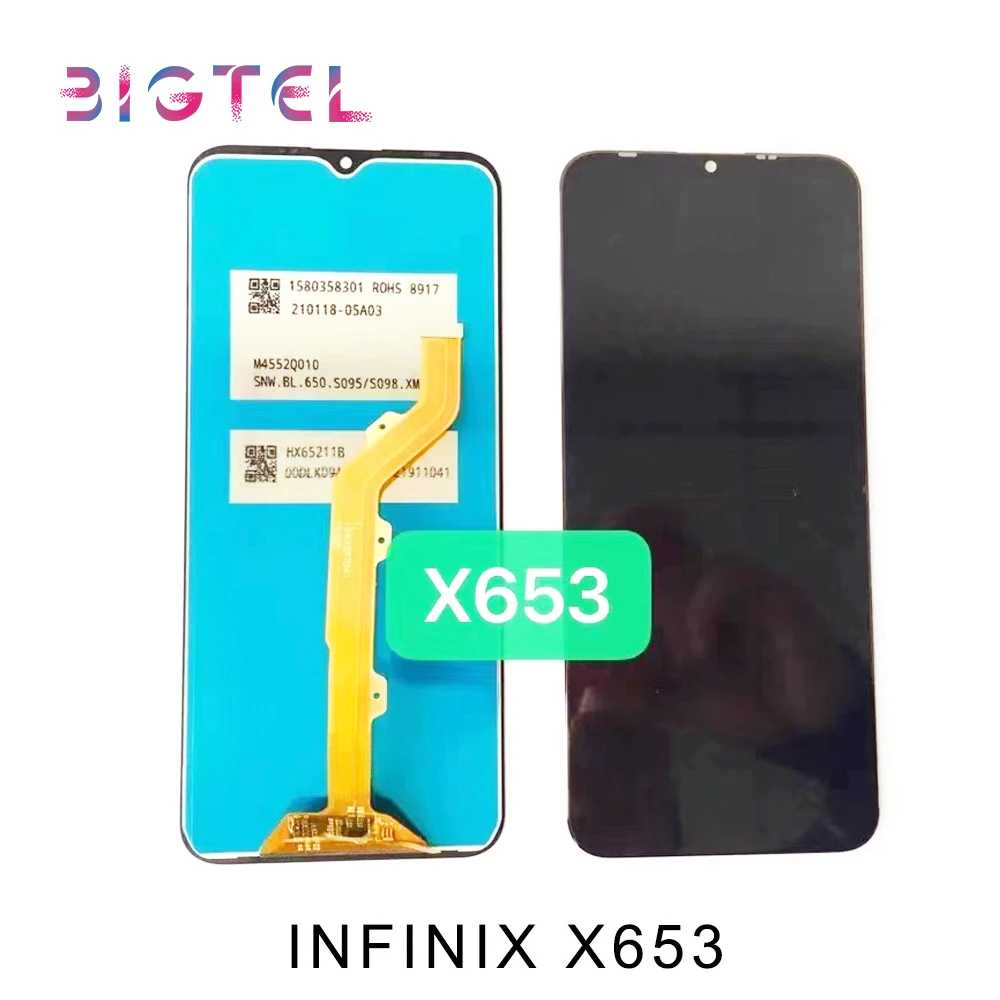 ЖК-дисплей и дигитайзер сенсорного экрана для Infinix Smart 4 X653 5 шт./лот тест ОК