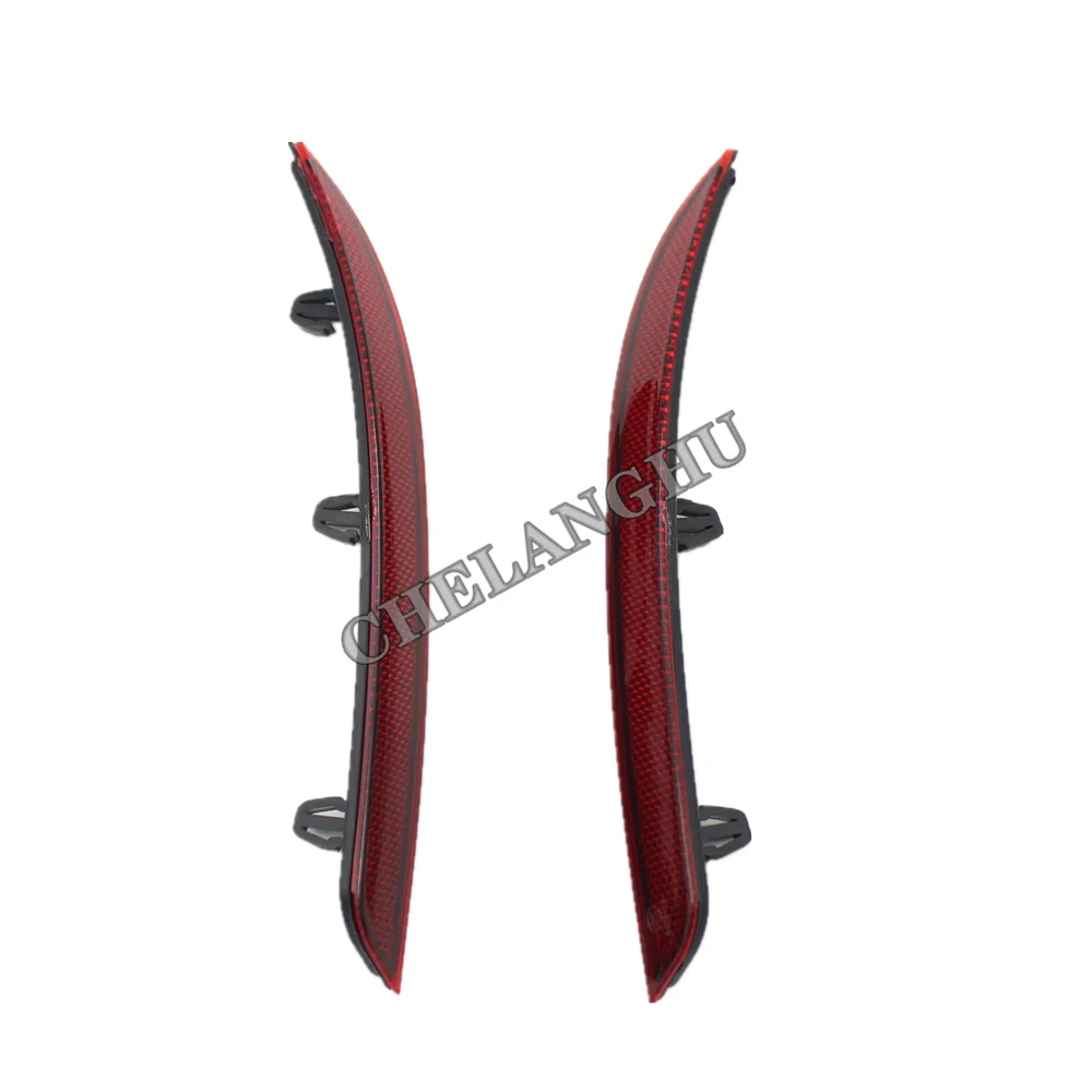 For VW Passat CC 2013 Car-styling Red Rear Bumper Reflector Tail Light Bars Brake Parking Warning