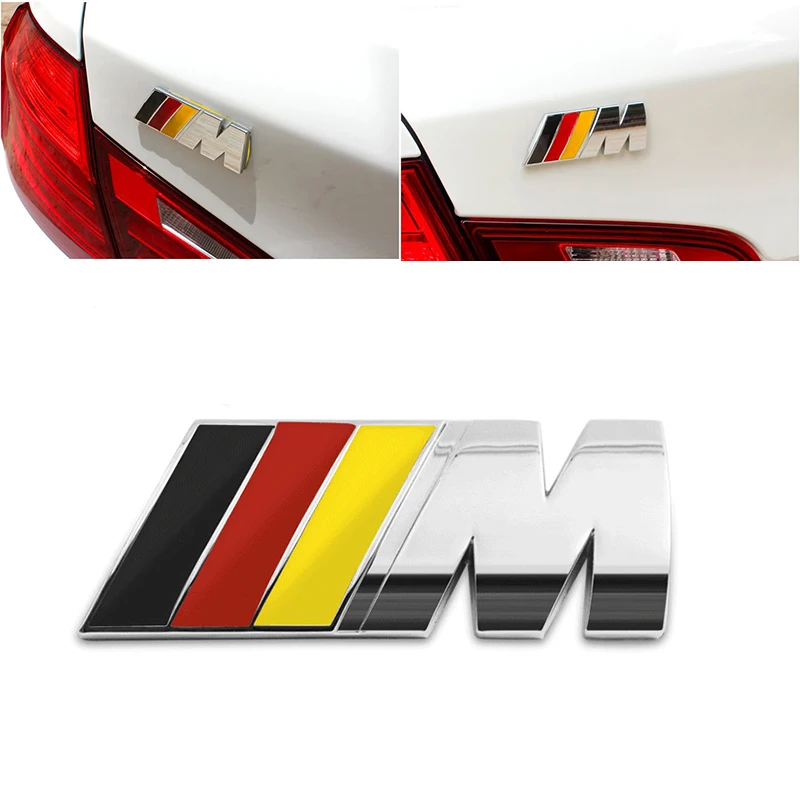 1PCS 3D Metal Car Body Emblem Badge Sticker Labeling accessories For bmw M X1 X3 X4 X5 X6 X7 e46 e90 f20 e60 e39 f10 | Автомобили и