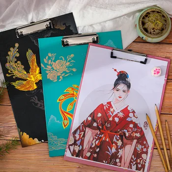 

Kawaii Colorful A4 Size Clipboard Japan File Folder Stationary Board Hard Board Writing Plate Clip Report School Office Supplies