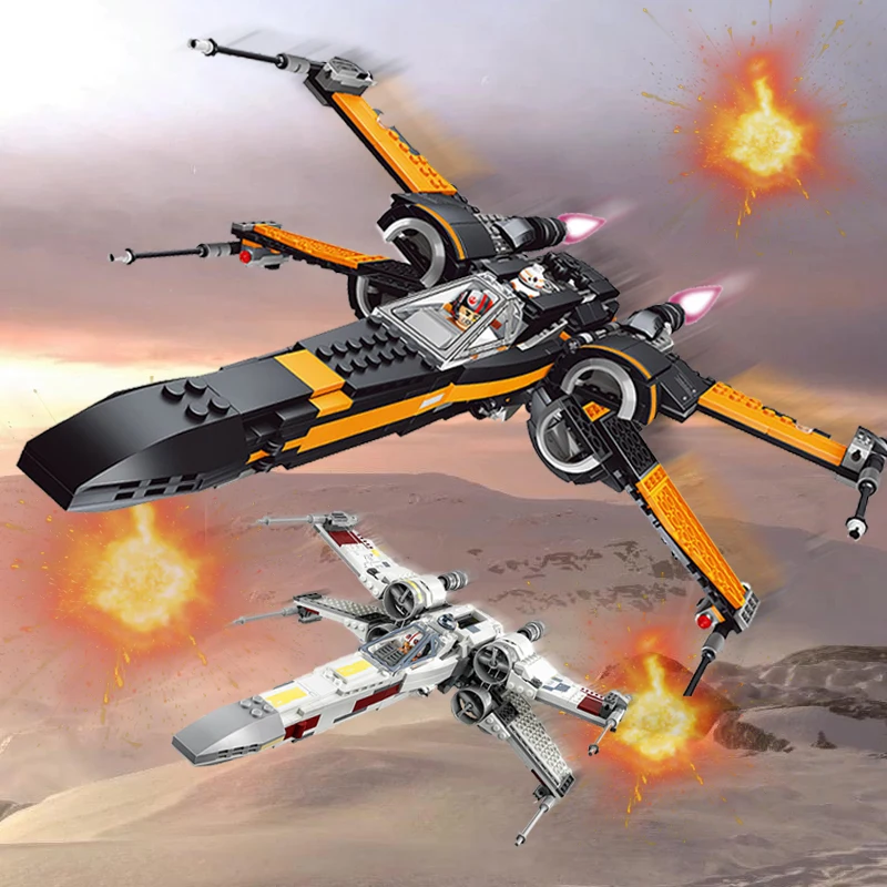 2212.39руб. |Starwars 05004 05145 X крыло Звездный боец здание истребителя блоки совместимы со всеми марками Звездный план войны детские игрушки 75149-in Блоки from Игрушки и хобби on AliExpress 