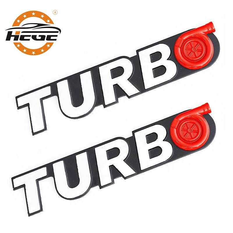 Металлическая 3d-наклейка turbo для Land Rover BMW Audi Volkswagen Skoda Dodge Mazda Hyundai автомобильная