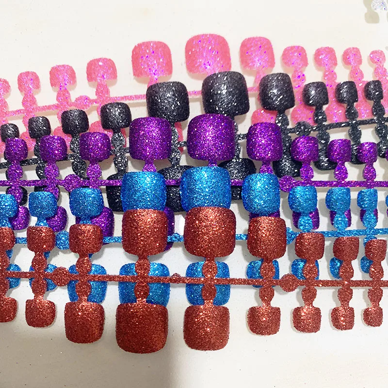 Kit faux ongles,Faux Ongles Brillants pour Pieds,Produits Finis,Été — free download