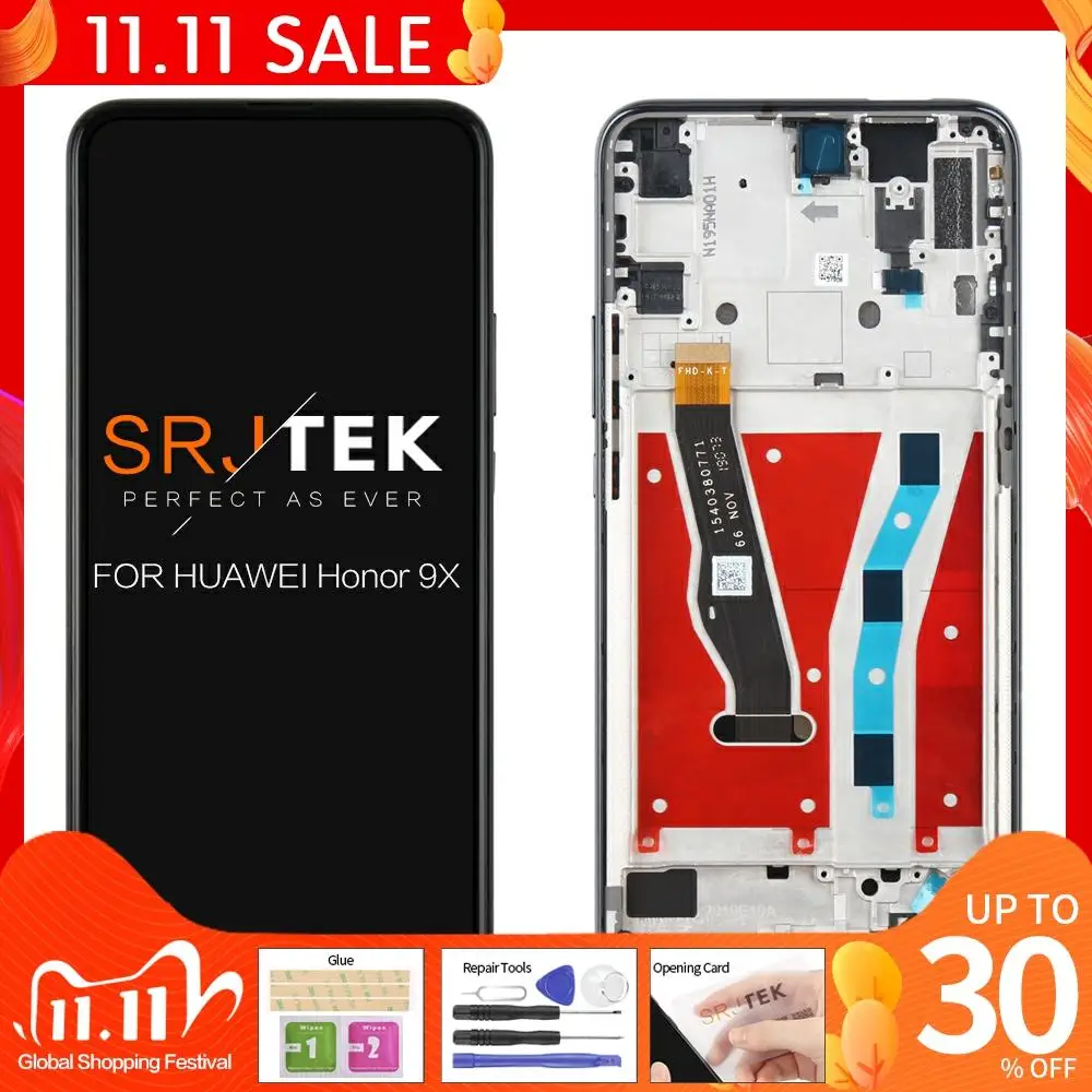 Высококачественный сенсорный ЖК-экран 6 59 дюйма для HUAWEI Honor 9X LCD Y9 Prime 2019 / P Smart Z