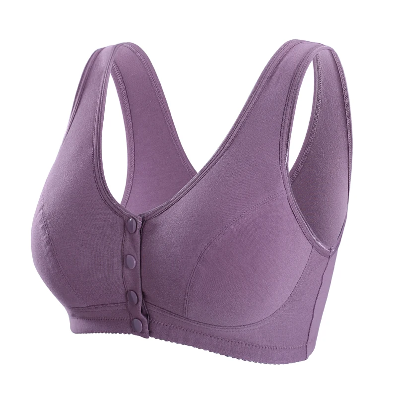 

H4698 Lady Cotton Artificial Breast Prosthesis Bra Women Light Breathable Plus Size Bras After Breast Cancer Surgery Mastectomy