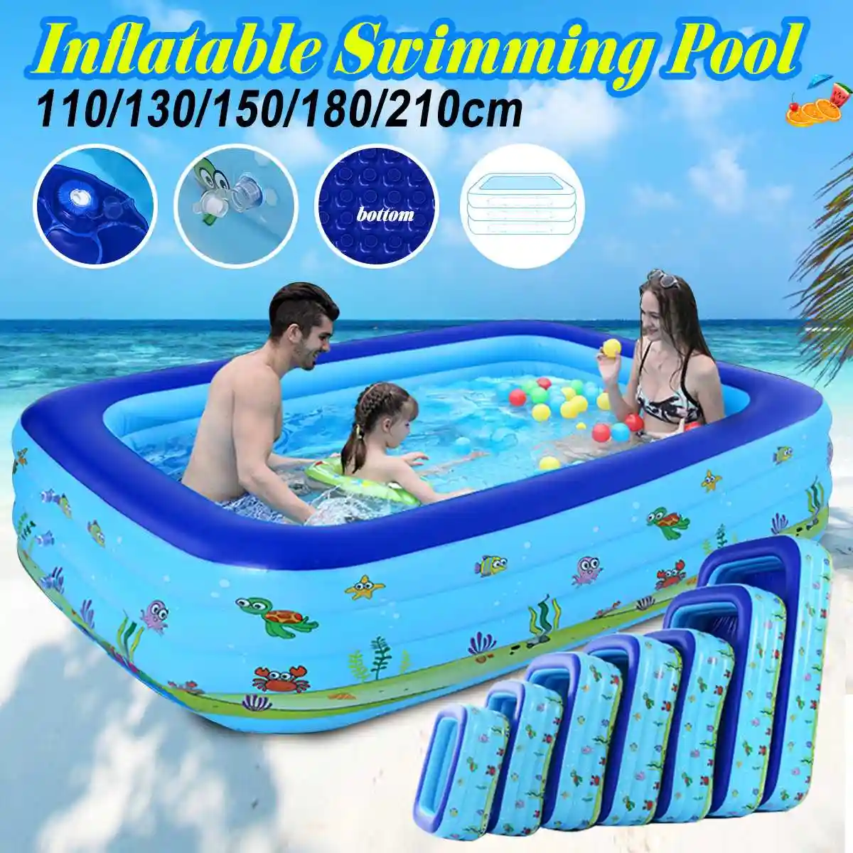 Size Square Swimming Pool 