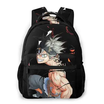 

Asta Demon Form New Pattern knapsack Black Clover Teens Books Backpack
