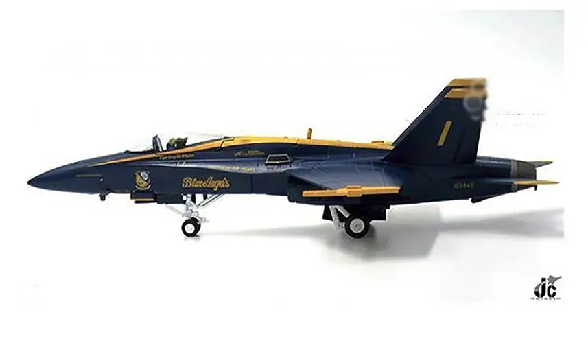 JC Крылья США F 18 темно синий Шмель Ангел 1/72 литая модель самолета| |