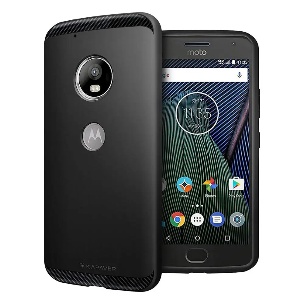 Capaver роскошный Официальный чехол для телефона для Moto G5S Plus чехол жесткий прочный сплошной черный противоударный тонкий защитный чехол на заднюю панель высокое качество