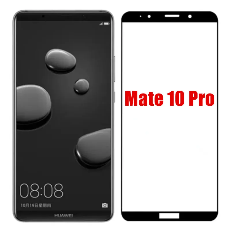 Закаленное стекло 9D для Huawei mate 10 pro 10Pro пленка экрана телефона Huawey Mate10 полное