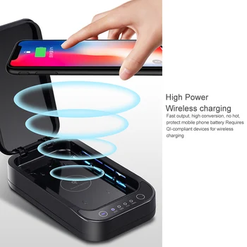 

Sanitizer Masks Ultraviolet Sterilizer Box with Aromatherapy Blacklight Uvc Light Portable Automatic Disinfection Box