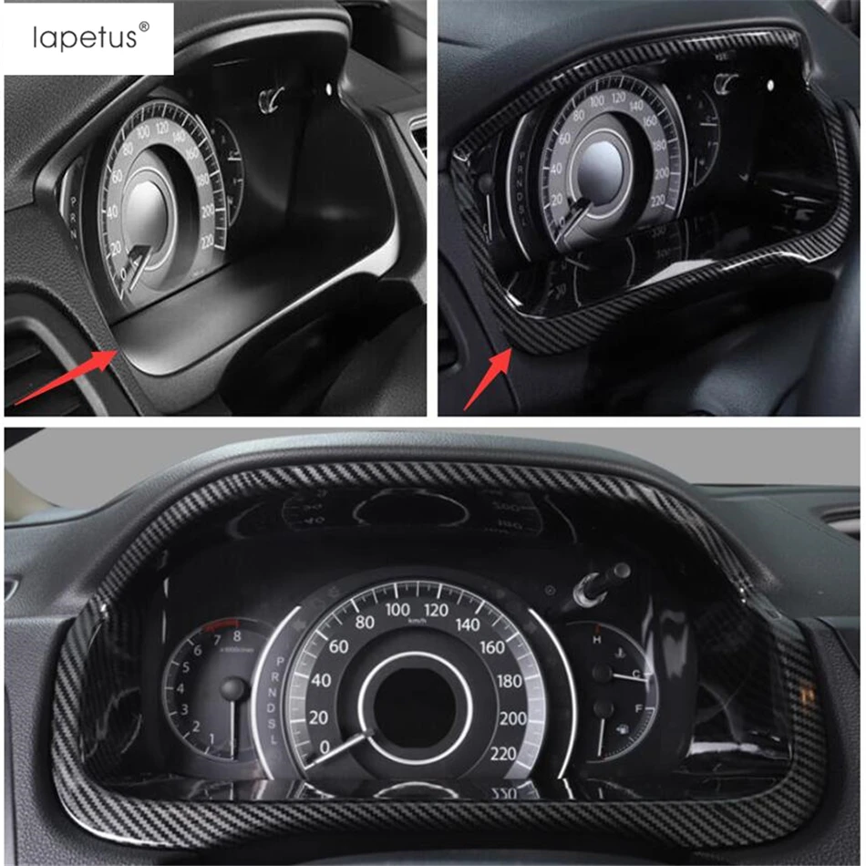 

Lapetus Accessories For Honda CRV CR-V 2012 - 2016 ABS Center Console Dashboard Instrument Display Screen Molding Cover Kit Trim
