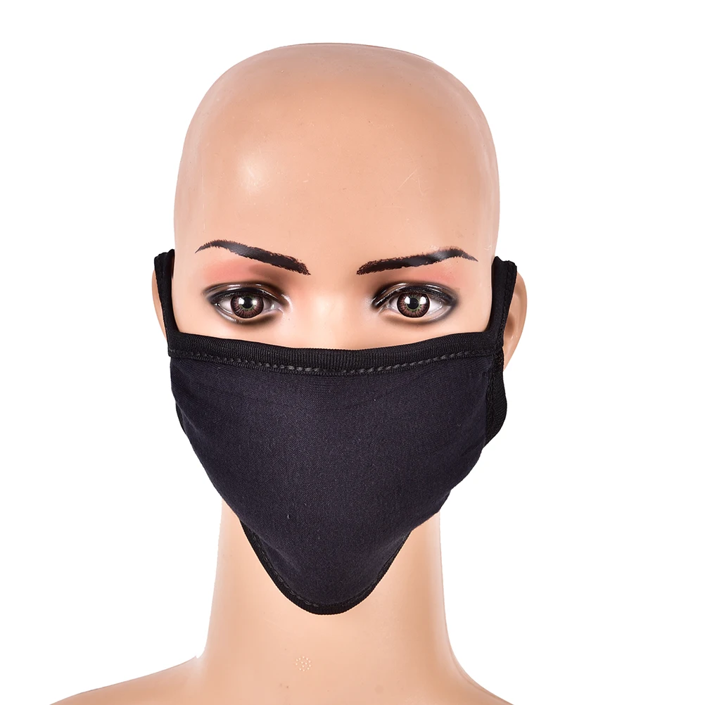 PM2.5 анти-Дымчатая Маска Анти-пыль маска для лица рот нос фильтр Ветрозащитный лицо муфельные бактерии грипп тканевый респиратор черный