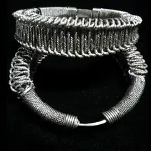 Miao ювелирные изделия ручной работы ремесло браслет традиционный старый стиль ремесло мужчины и женщины стиль шелковый браслет