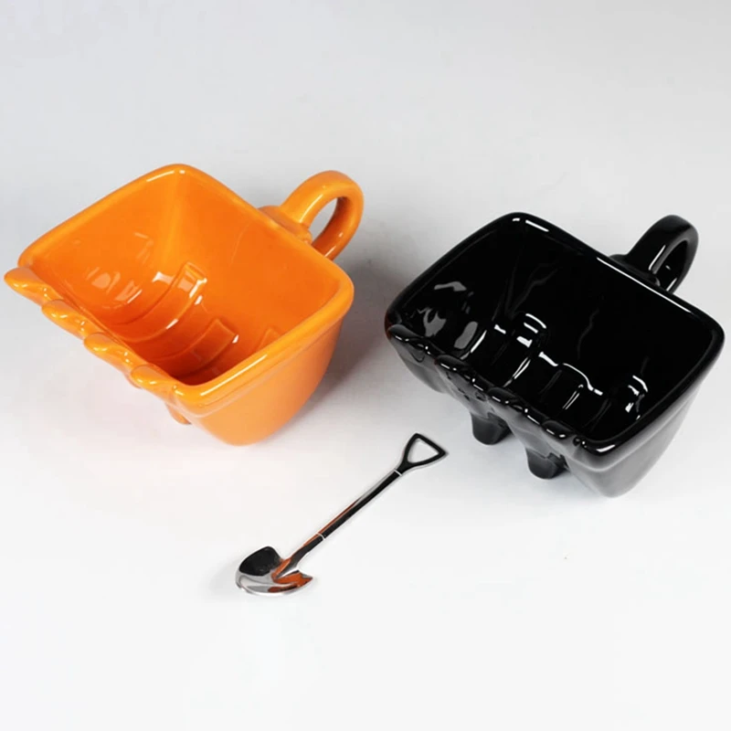 Details about   Single Cup Excavator Bucket Cup Strange Hand Creative Funny Cup Coffee Cup 