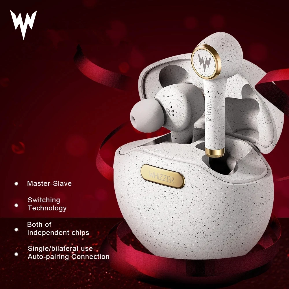 TWS наушники Whizzer TP1 S с поддержкой Bluetooth 5 0 и защитой класса IPX7|Наушники гарнитуры| |