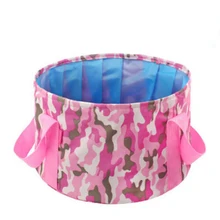 Рыбалка Водонепроницаемый Кемпинг спа открытый сверхлегкий массаж ножной переноски Пешие прогулки хранения для ванной складной умывальник портативное ведро