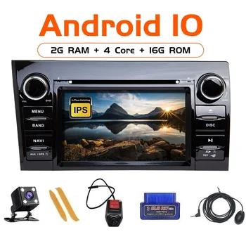 

ZLTOOPAI Android 10.0 Car DVD Player For Toyota Tundra Sequoia 2007 2008 2009 2010 2013 Car Multimedia Player GPS Navigatio