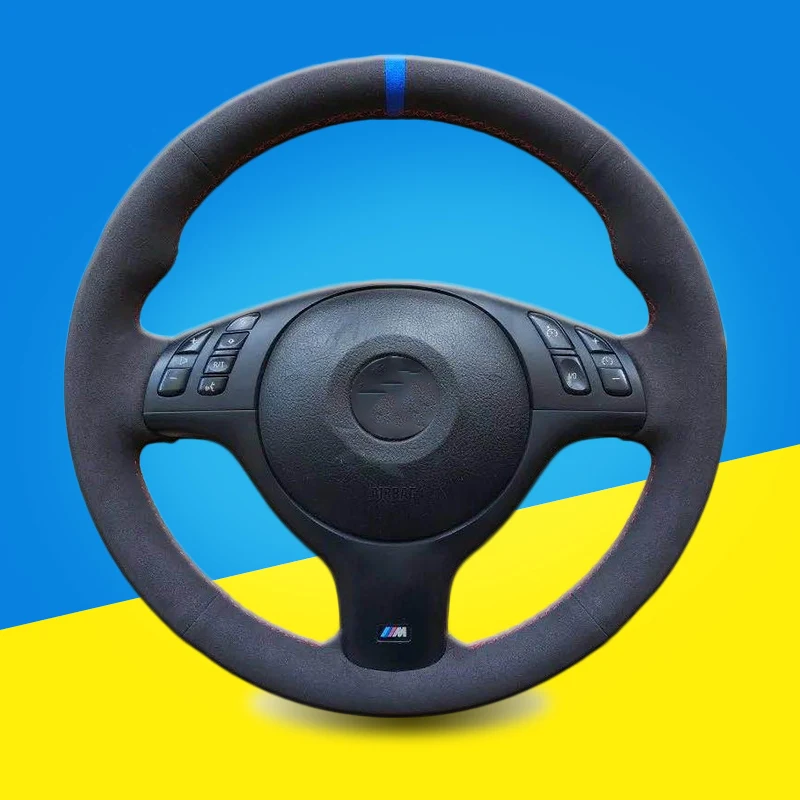 

Auto Braid On The Steering Wheel Cover for BMW E46 E39 330i 540i 525i 530i 330Ci M3 2001-2003 Interior Car Steering Wheel Covers