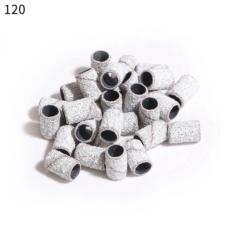  400Pcs Abrasive Belt Sandpaper for Professional Manicure Pedicure Nail Boring Machine Each Size 200
