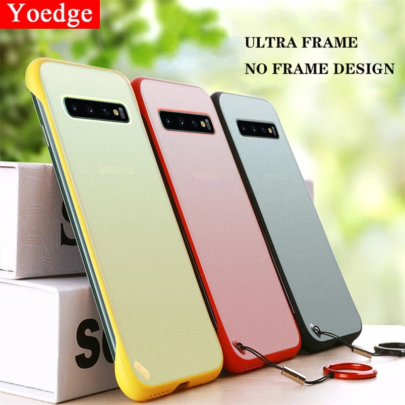 

Frameless Soft TPU + PC Matte Case For Xiaomi Redmi K20 Pro Mi 9 SE 8 9T Pro CC9 CC9e A3 Cover For Samsung Galaxy S10 Plus Case