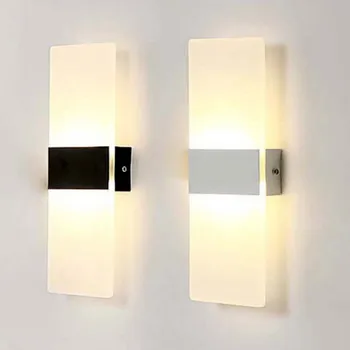 

White and black wall lamp modern painted led wall lamp bedroom bathroom wall lamp living room Chandelier CY51503