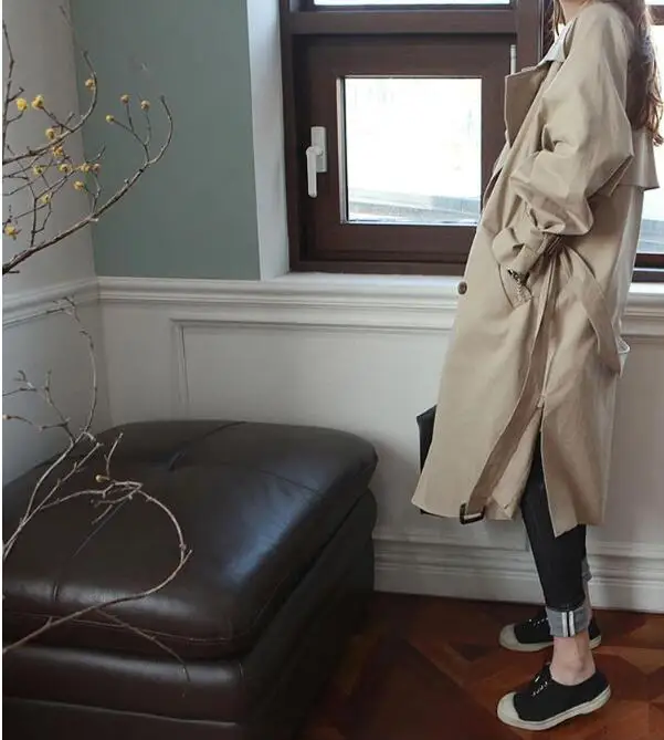 Spring Autumn Coat Women Clothes Female Trench Coat Korean Windbreaker Coats for Women Tops Casaco Feminino ZT3805