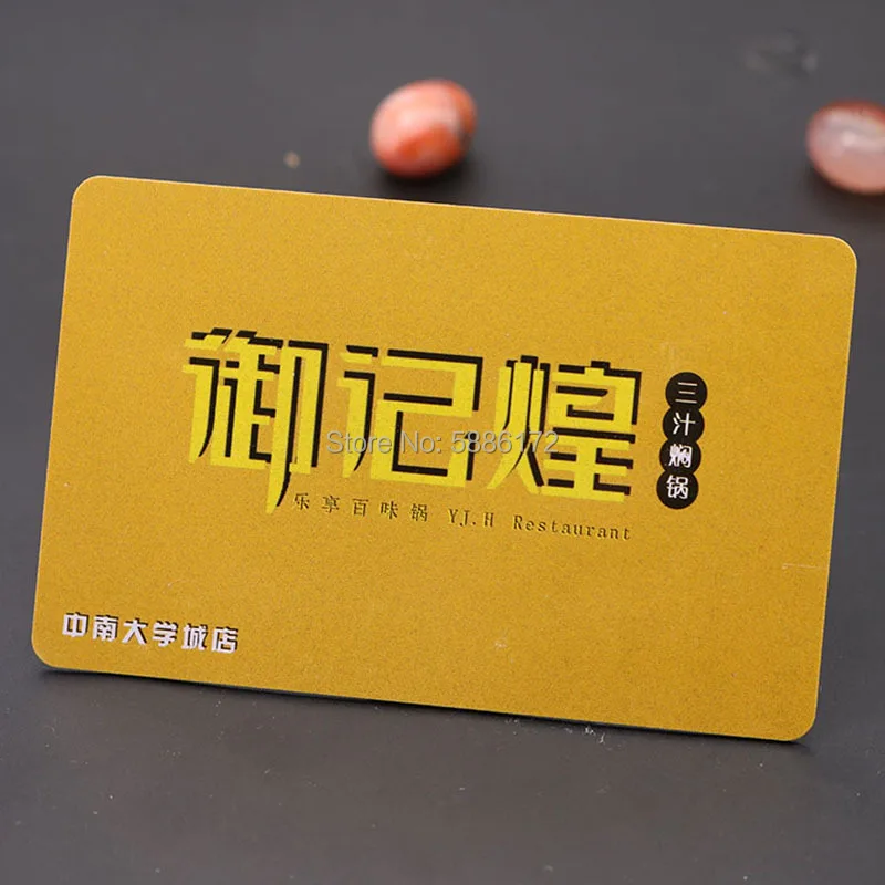 US $168.99 Double Side Printed Custom Plastic PVC VIP Cards PVC Business Card
