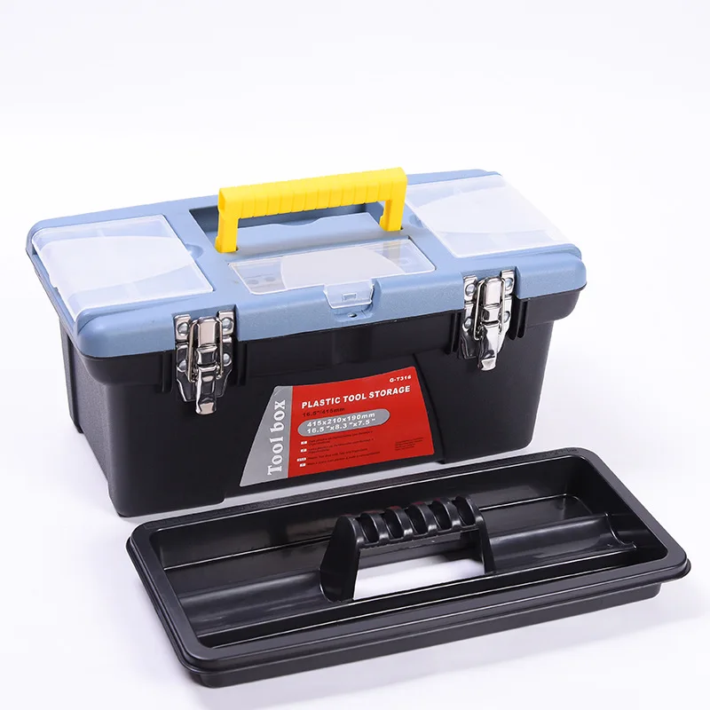 

16-Inch Hardware Toolbox Customizable Packaging Hand Multi-functional Car Mounted Electrician Tool Box Manufacturers Direct Sell