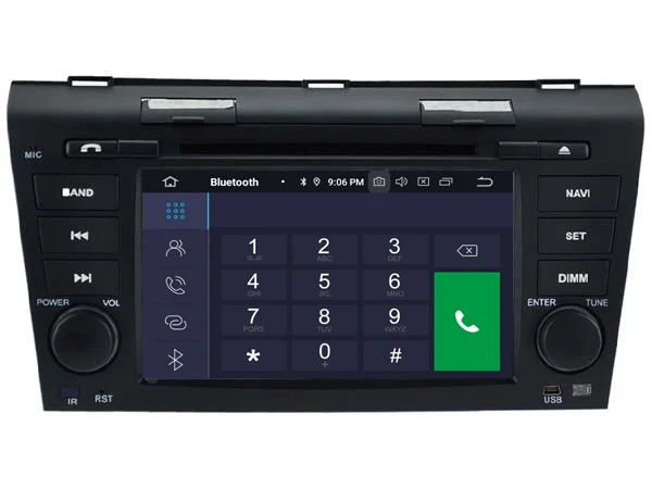 NaweiGe 7 дюймов Android Восьмиядерный 9,0 PX5 4+ 32 ГБ Автомобильный dvd для Mazda 3 2004-2009 Авторадио gps навигация автомобильный Радио стерео автомобильный DVD