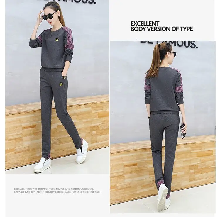Pants and Top Set for Women's Women's Winter Suit Outfit Tracksuit Sportswear Co-ord Set Plus Size Large Print Clothing