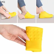 1 пара Чехлы для обуви многократного применения Водонепроницаемые силиконовые гелевые бахилы обувь на открытом воздухе противоскользящие резиновые сапоги аксессуары для обуви