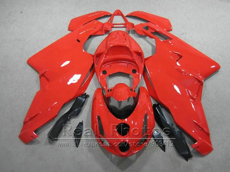 fit обтекателя комплект для поездок на мотоцикле Ducati 749 999 03 04 Красный Обтекатели 749s 999s 2003 2004 SL36