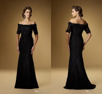 

Fashion Lace Floor Length Mermaid Half Sleeve Brides Mother of the Bride Groom Dresses Pant Suits Plus Size for Weddings