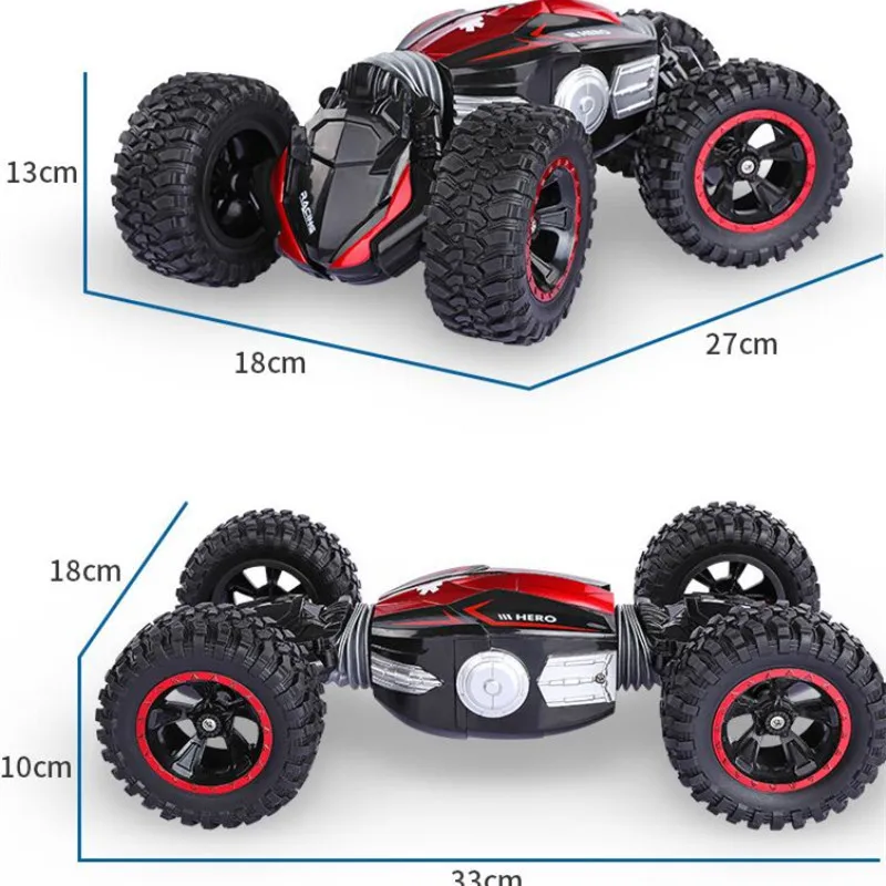 Новинка 2,4 г 4WD привод Bigfoot твист Альпинизм дистанционное управление RC автомобиль трюк двухсторонняя деформация автомобиль 45 градусов альпинизм