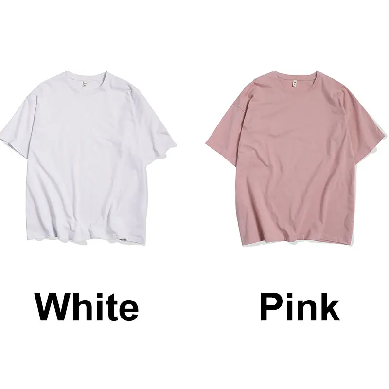 LAPPSTER дропшиппинг Harajuku Твердые смешные футболки лето мужские цветные хип-хоп футболки Высокое качество хлопок белые топы тройники - Цвет: White Pink
