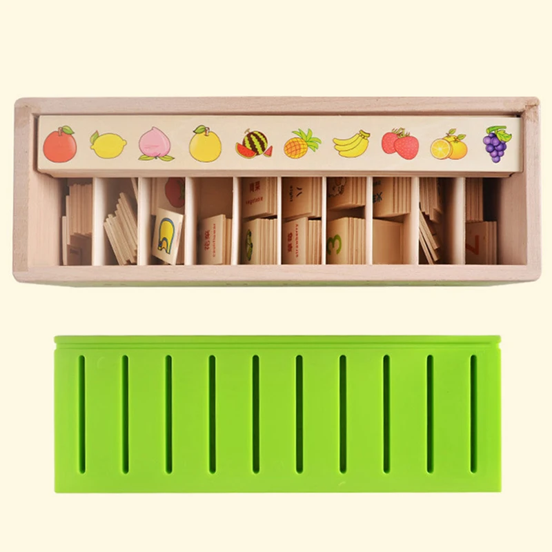 Early Educational Wooden Toys For Children Preschool Alphabet Classification Learning Knowledge Classification Box Puzzle Pairin