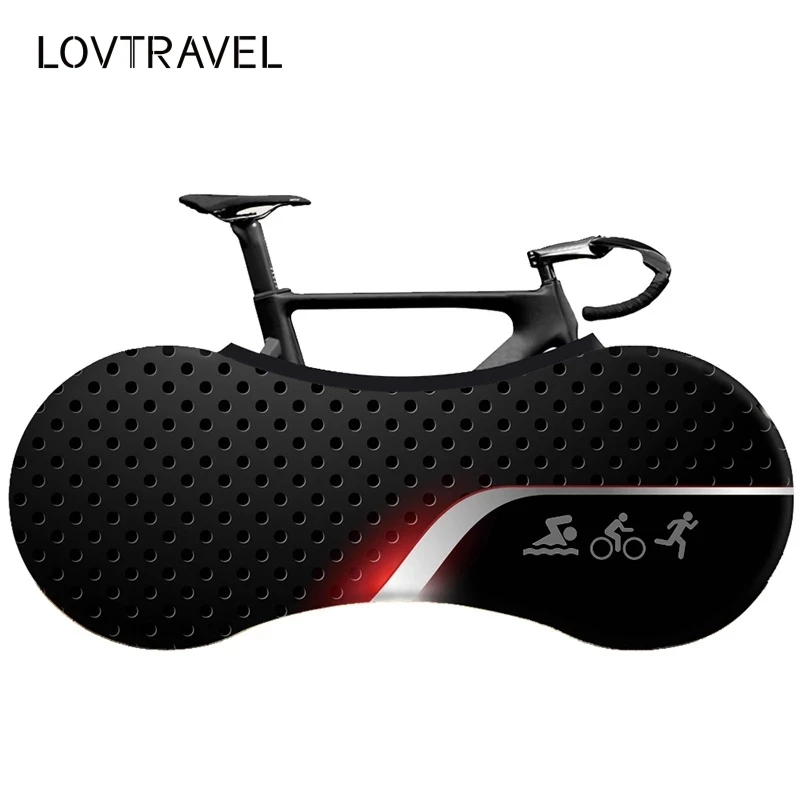 Indoor Portable Elastic Fabric Bicycle Dust Cover
