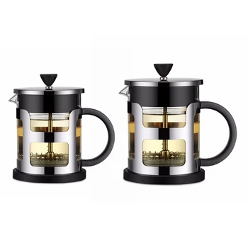 

Portable Manual French Presses Pot Coffee Maker Filter Pot Household Coffee Machine Coffee Pot Percolator Tool