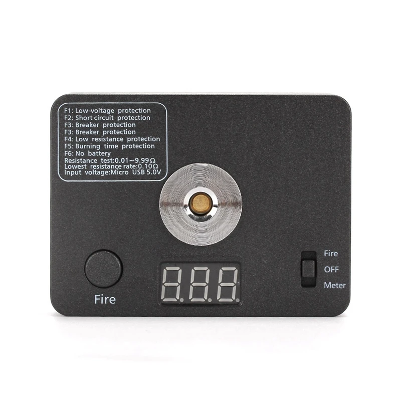 

Coil Father 521 Tab Mini Vape Digital Ohm Meter Resistance Tester Wire Coil Diy Tool for Rba Rda Atomizer E Cigarette Accessor