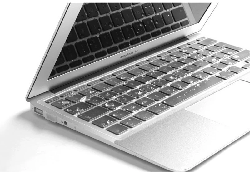 Крышка клавиатуры для MacBook Air Pro retina 11 12 13 15 дюймов с сенсорной панелью силиконовая защитная накладка для клавиатуры Пылезащитная