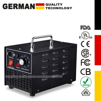 

High Capacity Commercial Ozone Generator 10,000mg Industrial Strength O3 Ionizer Machine Air Purifier Deodorizer Sterilizer