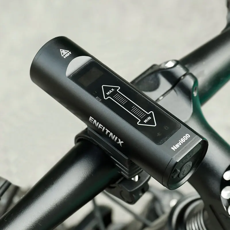 Умный фонарь для велосипеда ENFITNIX Navi600 Передний с датчиком интеллектуальная